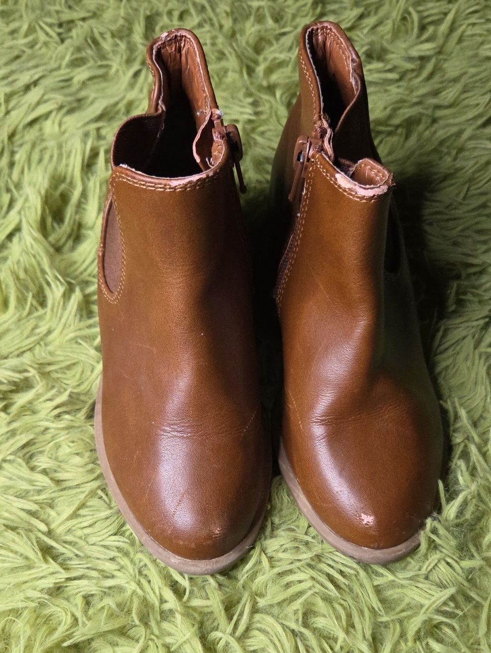 Sugar Kids Tan Brown‎ Chelsea Ankle Boots